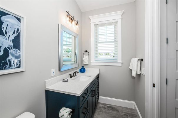 Bathroom, Interior, Wood Texture Flooring