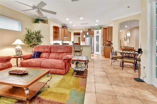 Dining room, Interior, Kitchen, Living room, Pendant Lights, Recessed Lighting