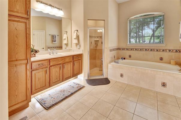 Bathroom, Dual Sink Vanities, Glass Shower, Interior