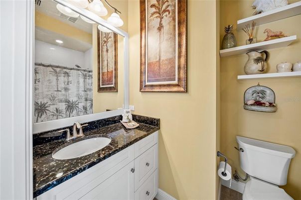 Bathroom, Interior, Recessed Lighting