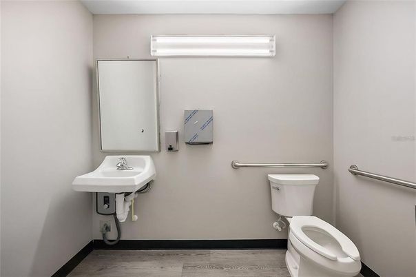 Bathroom, Interior, Wood Texture Flooring