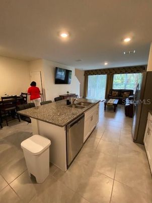 Dining room, Interior, Kitchen, Living room, Recessed Lighting