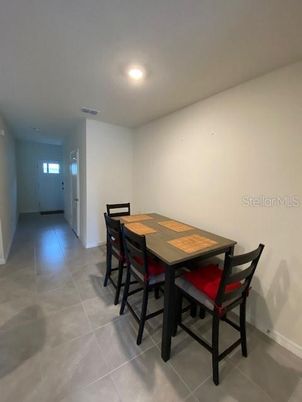 Dining room, Interior, Recessed Lighting