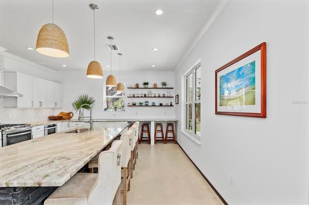 Interior, Kitchen, Pendant Lights, Recessed Lighting