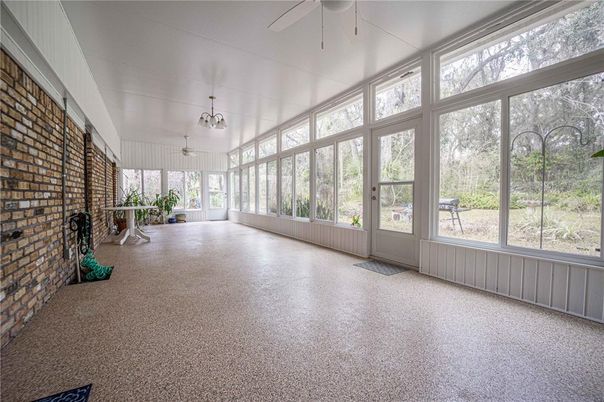 Interior, Stone Walls, Sun Room