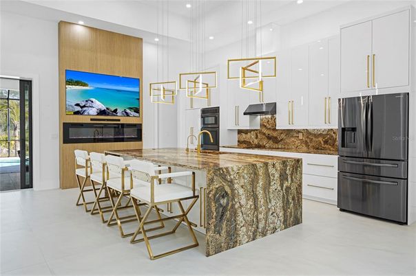 Interior, Kitchen, Pendant Lights, Recessed Lighting