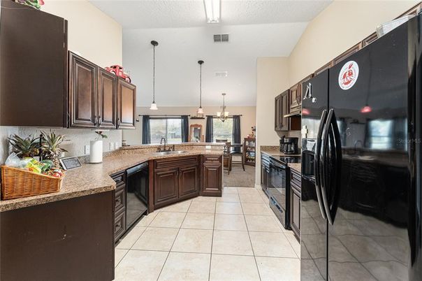 Dining room, Interior, Kitchen, Pendant Lights