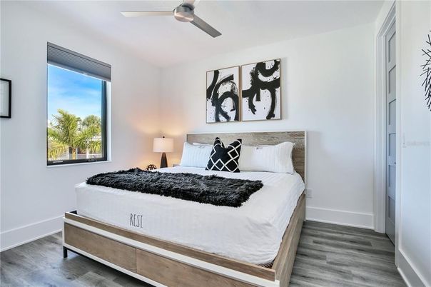 Bedroom, Interior, Wood Texture Flooring