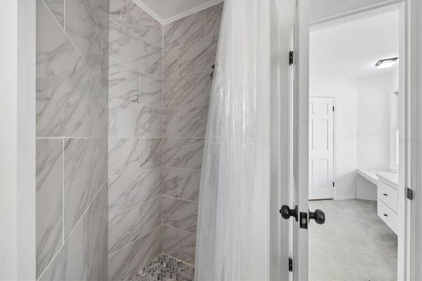 Bathroom, Interior, Marble Walls