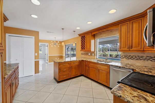 Interior, Kitchen, Pendant Lights, Recessed Lighting
