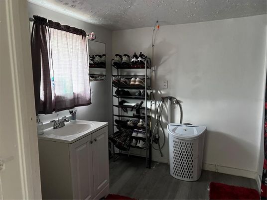 Bathroom, Interior, Wood Texture Flooring