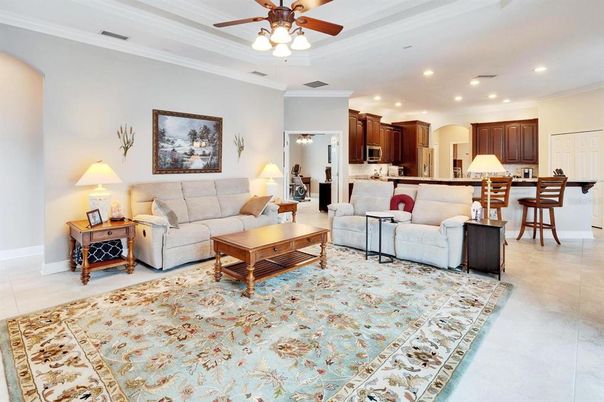 Interior, Kitchen, Living room, Recessed Lighting