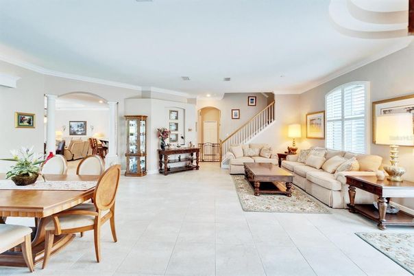 Dining room, Interior, Living room, Recessed Lighting