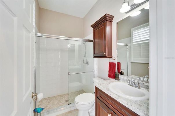Bathroom, Glass Shower, Interior
