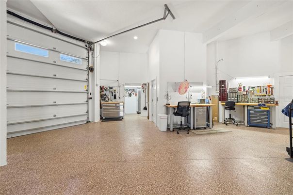 Garage, Interior, Recessed Lighting