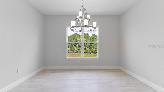 Chandelier, Empty room, Interior, Wood Texture Flooring