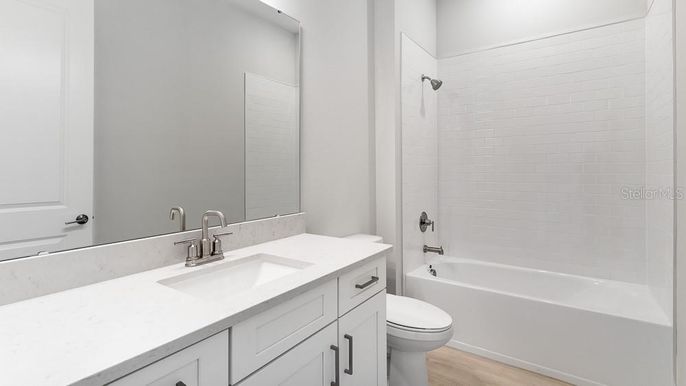 Bathroom, Interior, Wood Texture Flooring