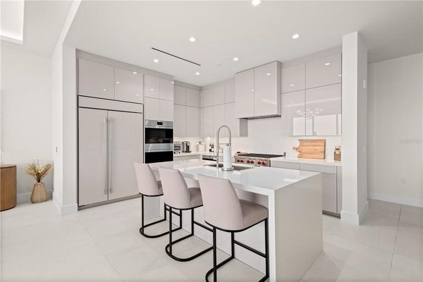 Interior, Kitchen, Recessed Lighting, Stainless Steel Appliances