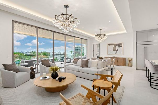 Chandelier, Dining room, Interior, Living room, Recessed Lighting