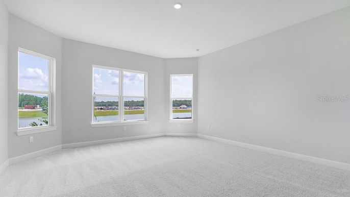 Empty room, Interior, Recessed Lighting