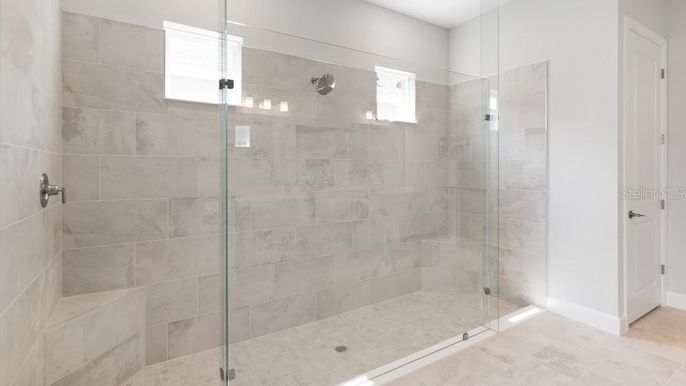 Bathroom, Glass Shower, Interior
