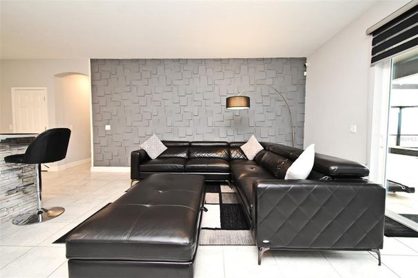 Interior, Living room, Stone Walls