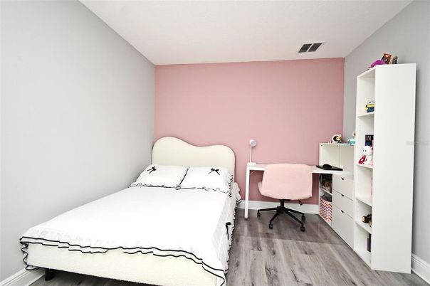 Bedroom, Home Office, Interior, Wood Texture Flooring