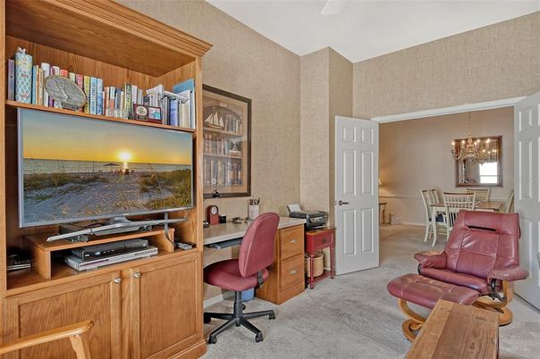 Chandelier, Home Office, Interior
