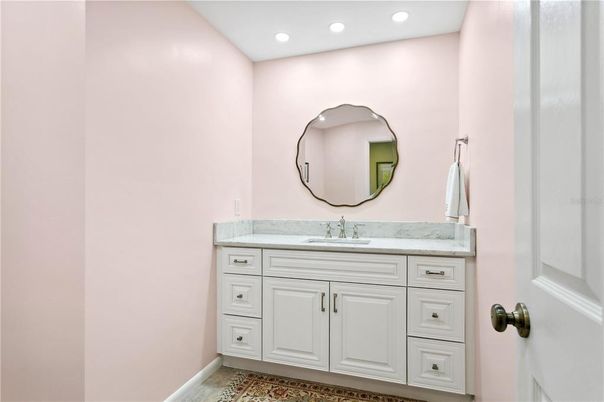 Bathroom, Interior, Recessed Lighting
