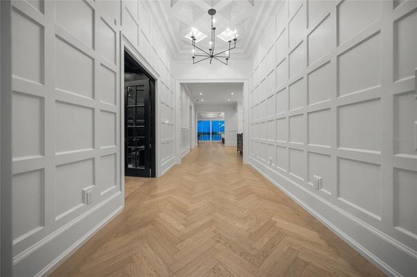 Interior, Pendant Lights, Recessed Lighting, Wood Texture Flooring