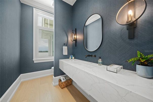 Bathroom, Interior, Wood Texture Flooring