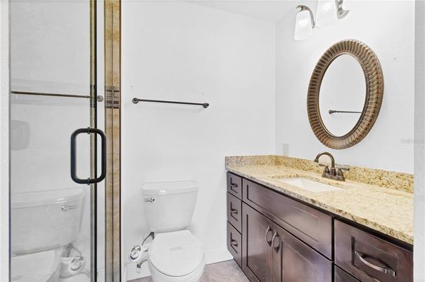 Bathroom, Glass Shower, Interior