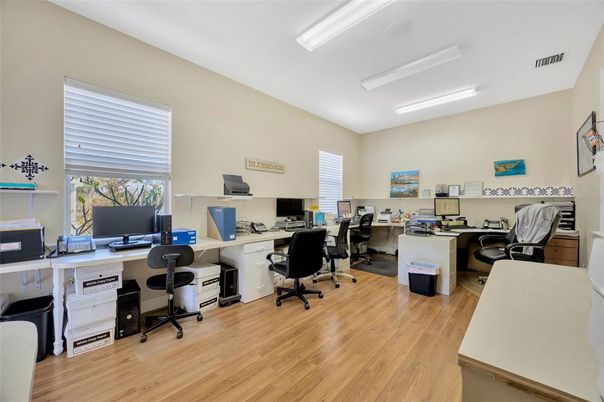 Home Office, Interior, Wood Texture Flooring