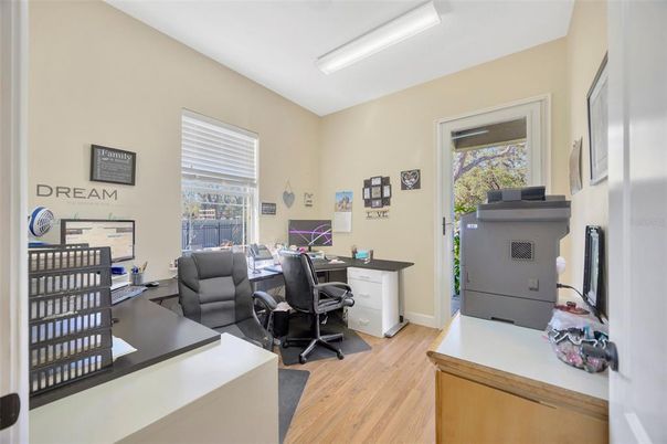Home Office, Interior, Wood Texture Flooring