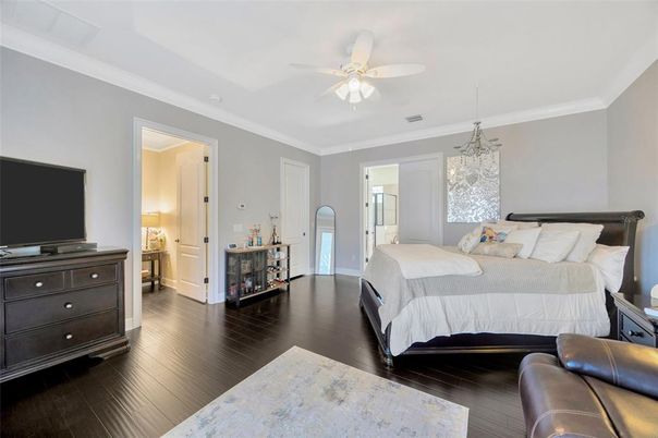 Bedroom, Interior, Wood Texture Flooring