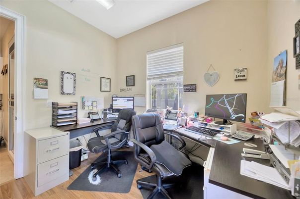 Home Office, Interior, Wood Texture Flooring