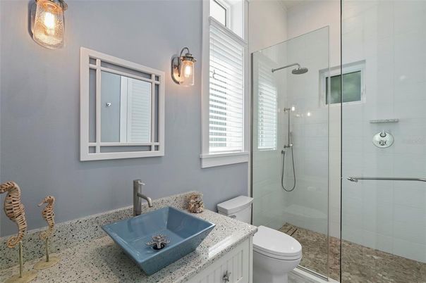 Bathroom, Glass Shower, Interior