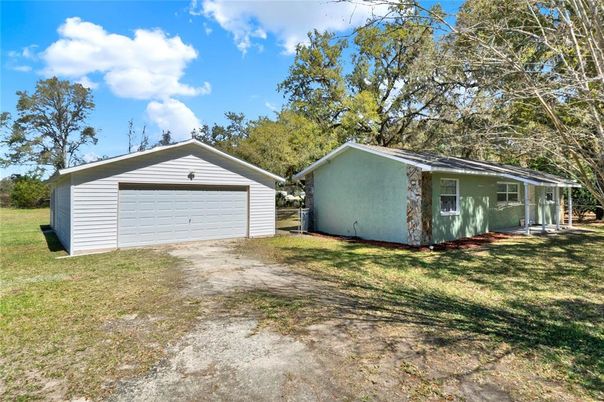 Backyard, Detached Garage, Exterior