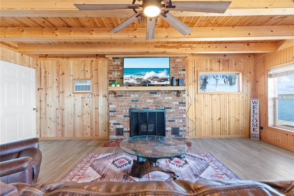 Fireplace, Interior, Stone Walls, Wooden Beams, Wooden Ceilings, Wood Texture Flooring, Wooden Walls
