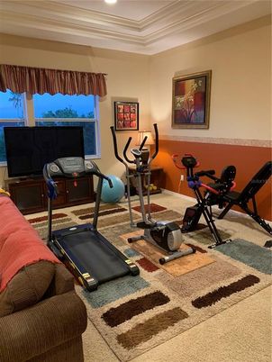 Fitness Equipment, Interior, Recessed Lighting