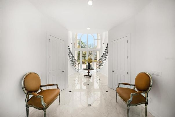Interior, Marble, Recessed Lighting