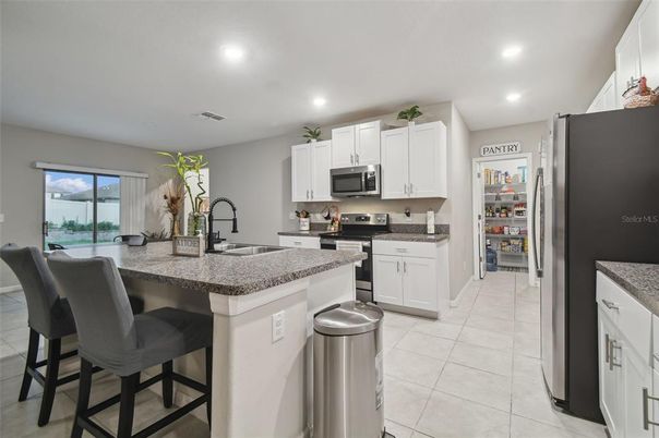 Interior, Kitchen, Recessed Lighting, Stainless Steel Appliances