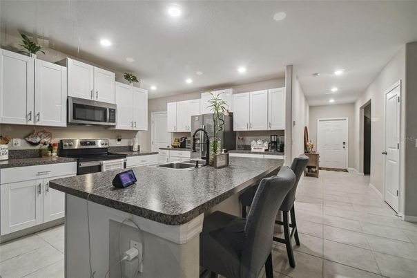 Interior, Kitchen, Recessed Lighting, Stainless Steel Appliances