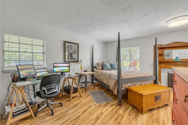 Bedroom, Home Office, Interior, Wood Texture Flooring