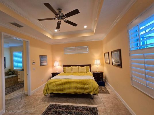 Bedroom, Interior, Recessed Lighting