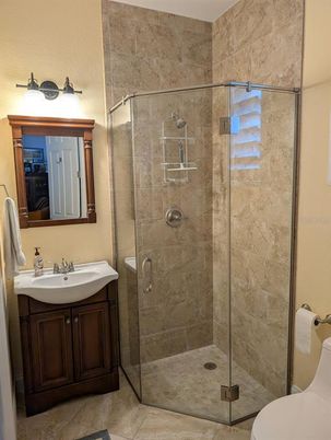 Bathroom, Glass Shower, Interior