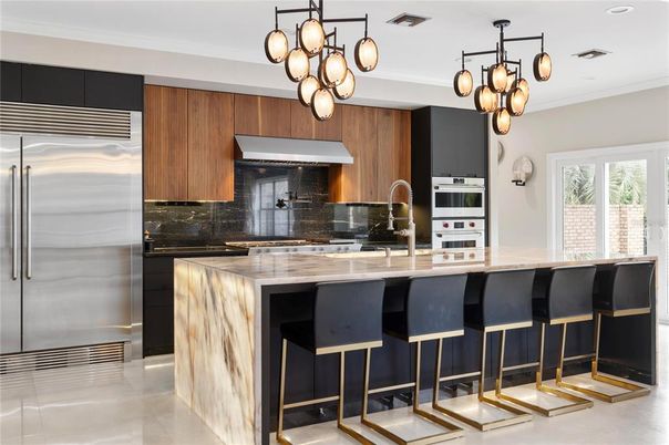 Interior, Kitchen, Recessed Lighting, Stainless Steel Appliances