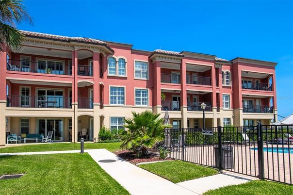 Backyard, Exterior, Facade, Condo Building