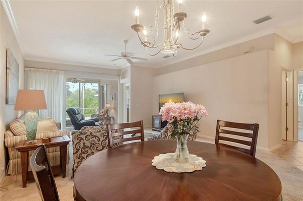 Chandelier, Dining room, Fireplace, Interior