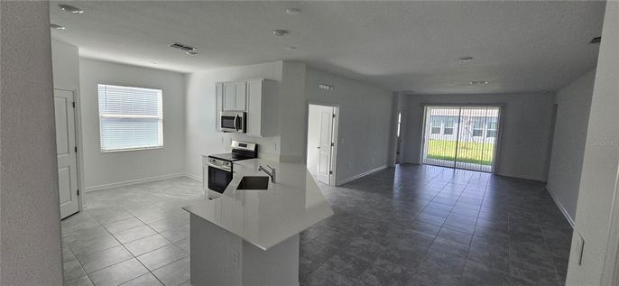 Interior, Kitchen, Recessed Lighting, Stainless Steel Appliances